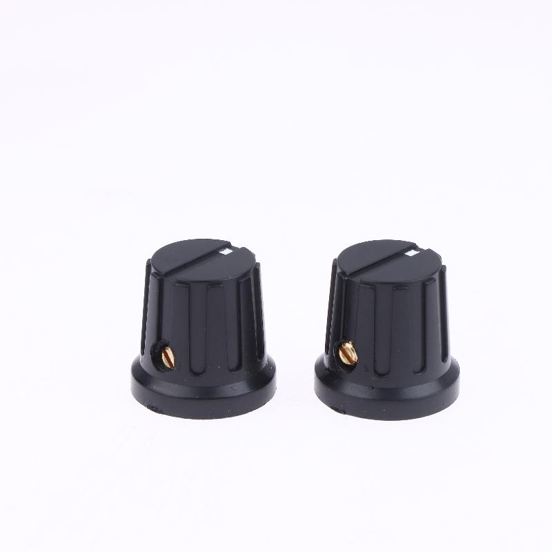5Pcs Pn-8F 16*14.5Mm Striped Plastic Knob Cap With Copper Core Electronic Instrument Switch Caps Inner Hole 6.35Mm