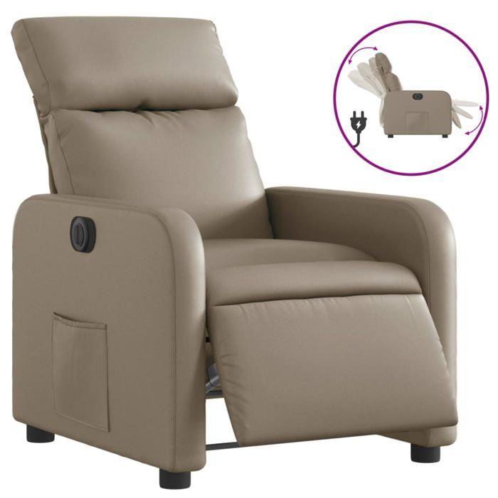 VidaXL Electric Recliner, Relaxation Chair with Adjustable Backrest and Footrest, Living Room Seat 3206741