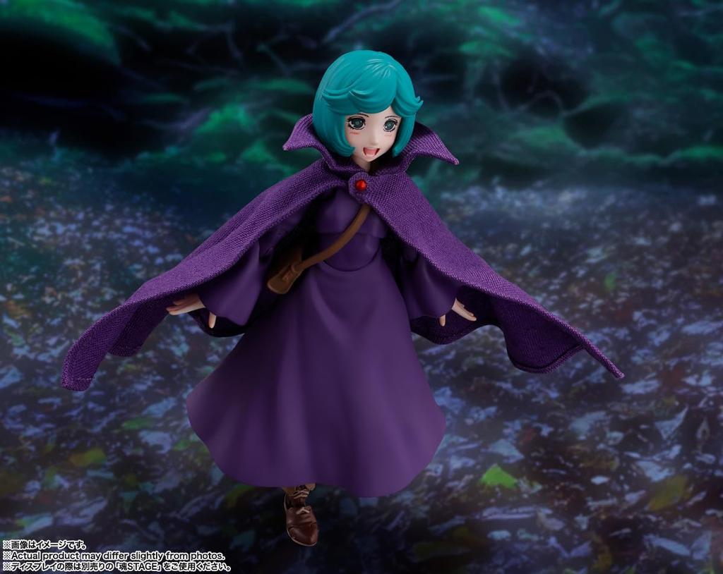 TAMASHII NATIONS Berserk około i figurka akcji z tkaniny S.H.Figuarts Schierke, 120mm, PVC, ABS, wstępnie pomalowana