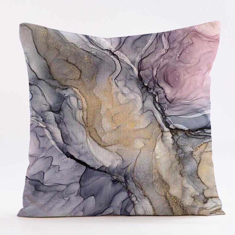 Home Decor Abstract Ink Stained Pattern Throw Pillow Covers Pattern Cushion Cover Suitable for Sofa Bedroom Car Pillow Cover