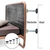 Furniture Fixed Bracket Adjustable Metal Wall Bed Stabilizer Self-adhesive Door Stopper Anti-shake Hardware