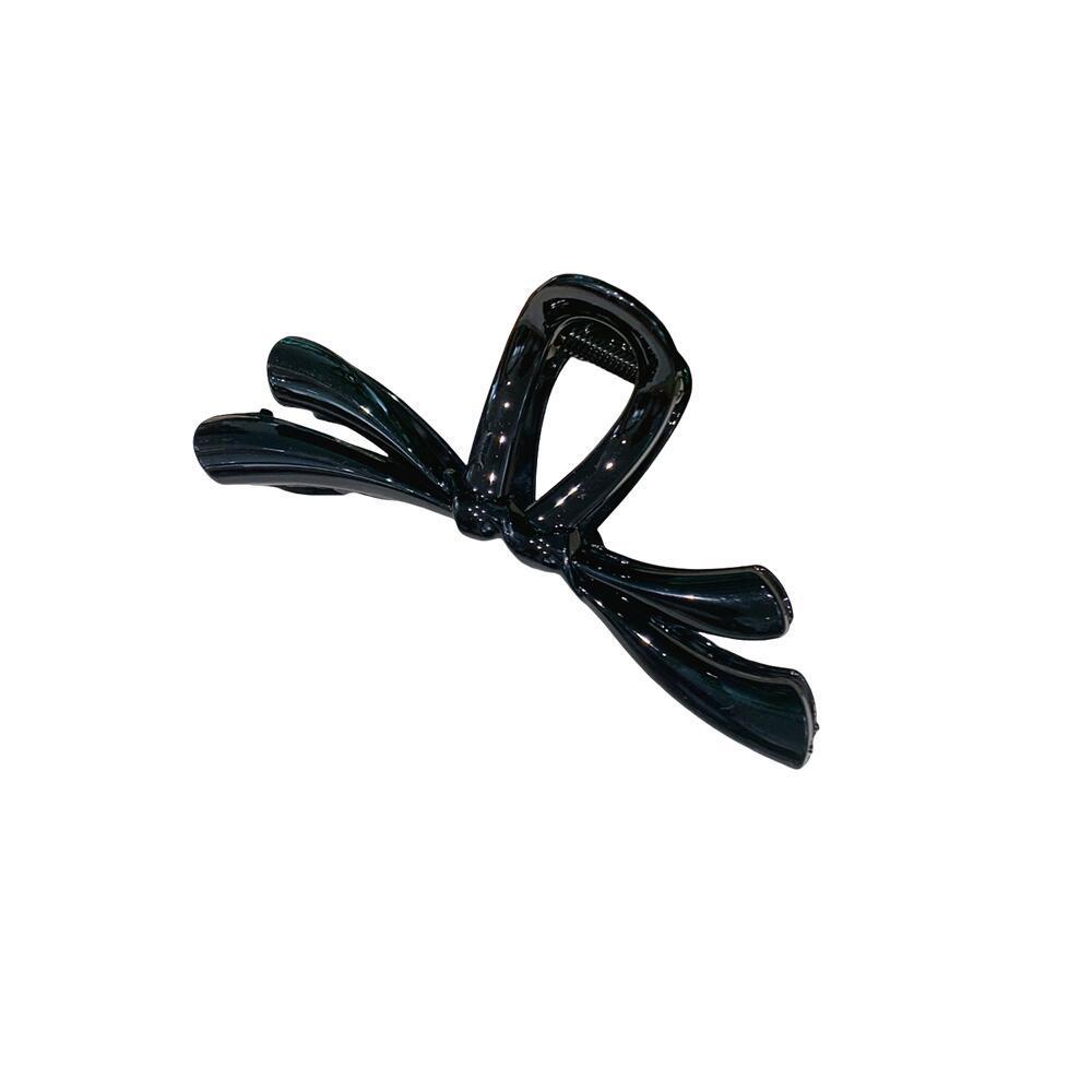 Elegant Large Bow Claw Clip - High-End Shark Hair Clip for Simple Updo Hairstyles, Women's Hair Accessory.