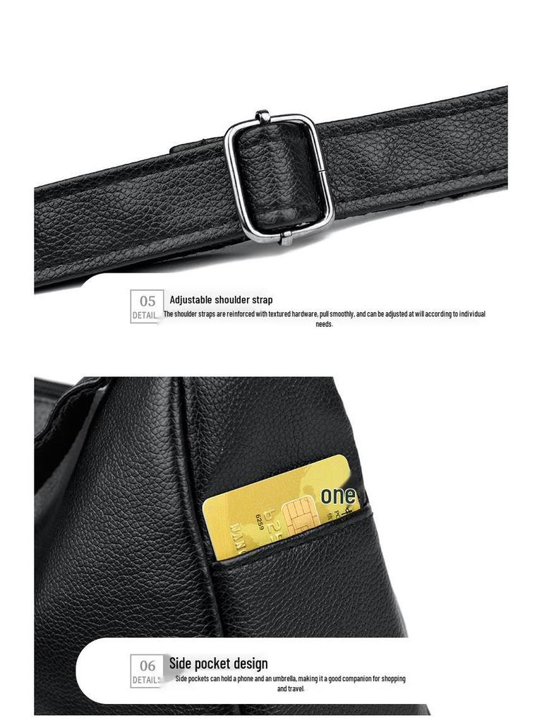 2025 Damen Retro Weiches Leder Große Kapazität Umhängetasche