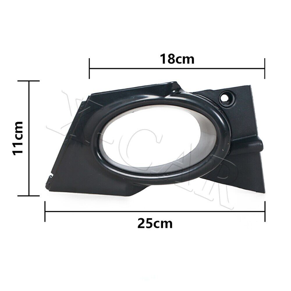 Pair Front bumper fog light hood For Honda Fly Jazz Sport Model 2009-2011 GE8