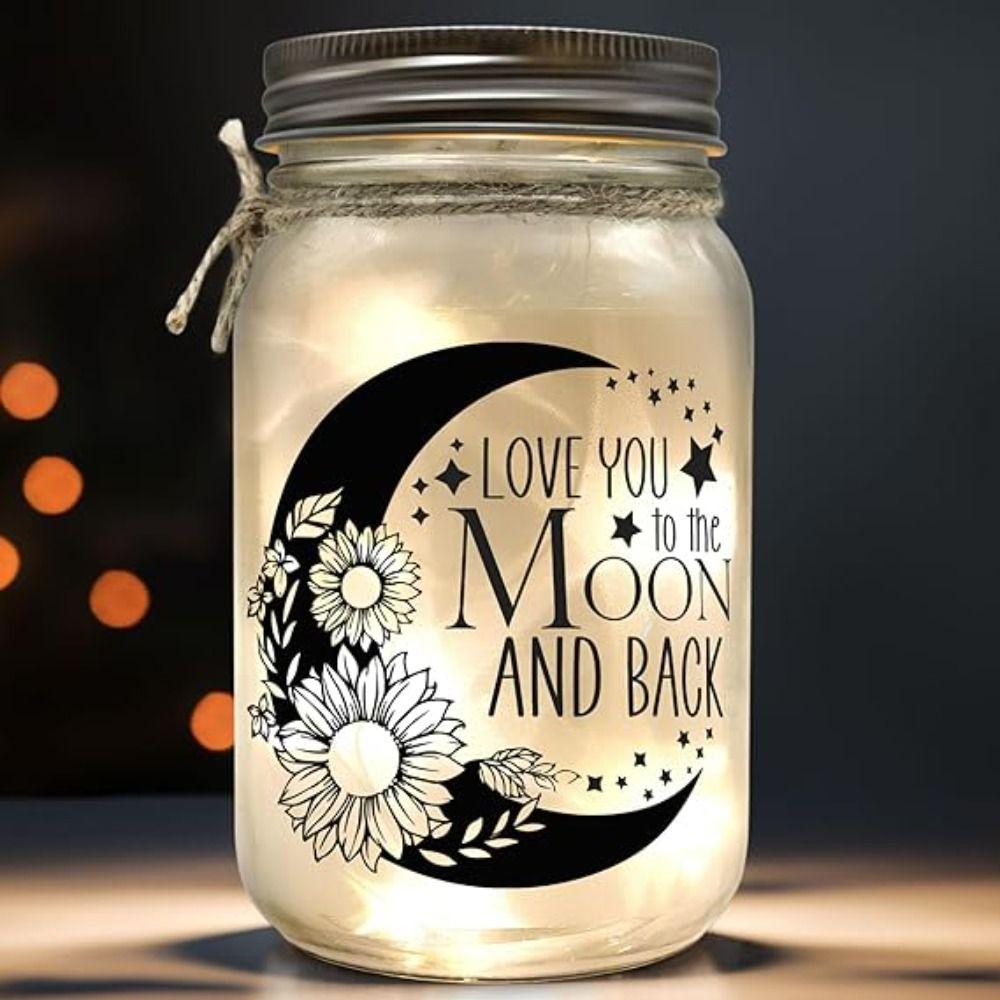 

Ambient Light Glass Bottle Lamp Glass Night Lights Fashion Glass Mason Jar Lights