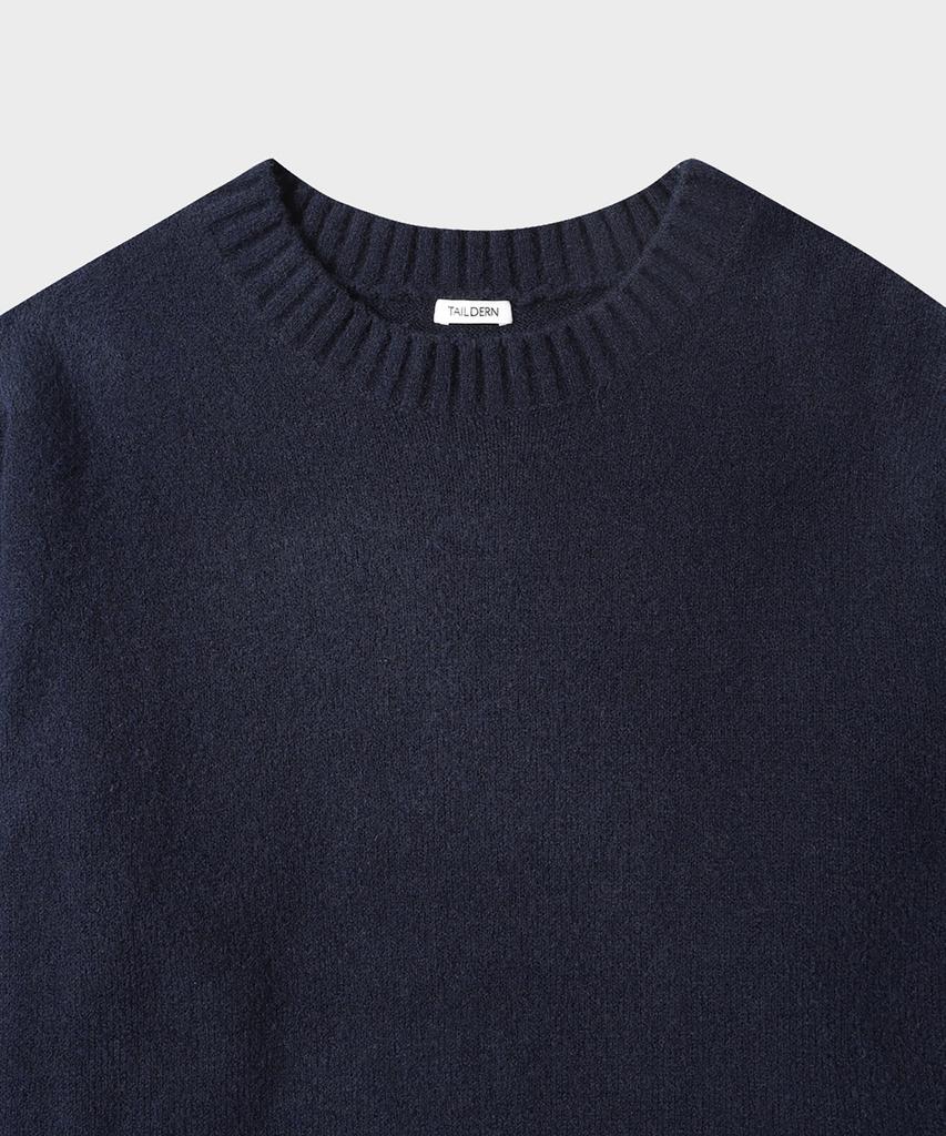 TAILDERN Auden Crew Neck Sweater Navy