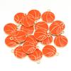 5Pcs Alloy Drop Oil Color Pendant Football Basketball Rugby Shape Fashion Pendant For DIY Men Women Necklace Earring Party Gift
