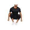 Under Armour High-Elasticity Sports Training Compression Fitness Top Unisex Tops Black 1327644-001
