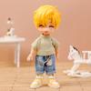 1 Pieces New ob11 bjd Doll Clothes T-shirt Denim shorts for 1/12 bjd obitsu11ob11 molly doll accessories Clothing