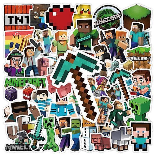 #100 Minecraft stickers for kids and adults, waterproof#