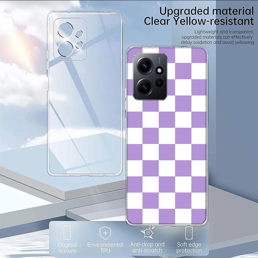 Retro Classic Chess Board Grid Phone Case For Redmi Note 14 15 Pro 5G 13 12 Pro Plus 11 11T 11E 11S 10 Pro 10S 9 9S Cover Cell C