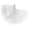 50pcs False Nail Art Tips Sticks Salon Practice Nail Polish Color Card Plates Display Board