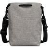 SLR Cameras Bag Waterproof Drawstring Buckle Soft Lining Camera Shoulder Bag for Women Men Grey