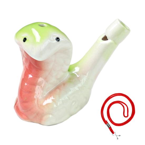 Mini Keramik Wasservogel Pfeife Niedliche Chinesische Tierkreiszeichen Tiere Geräuschmacher mit Aufhängeschnur Nachahmung Vogelruf Pfeife Kinderspielzeug für die Badewanne