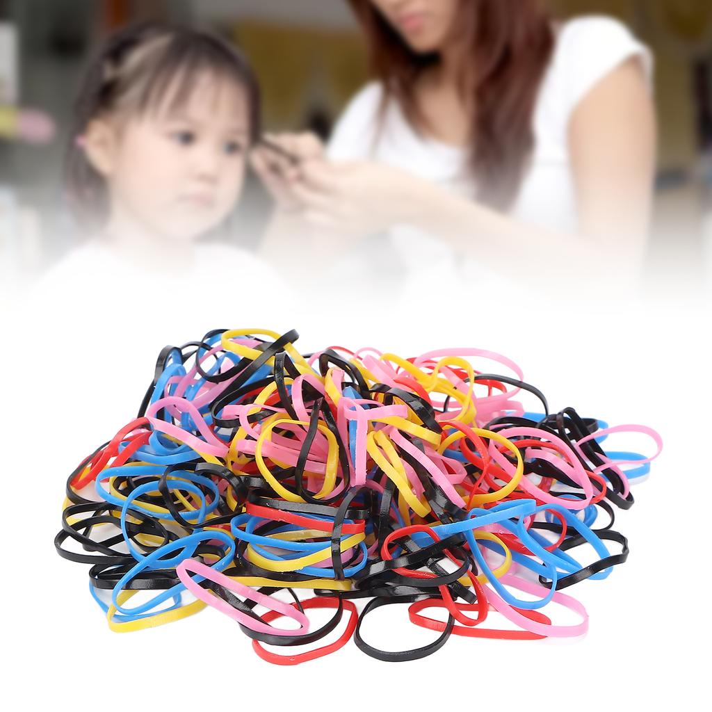 Rubber Bands Colored High Elasticity Strong Hair Loop Disposable Small Rubber Band