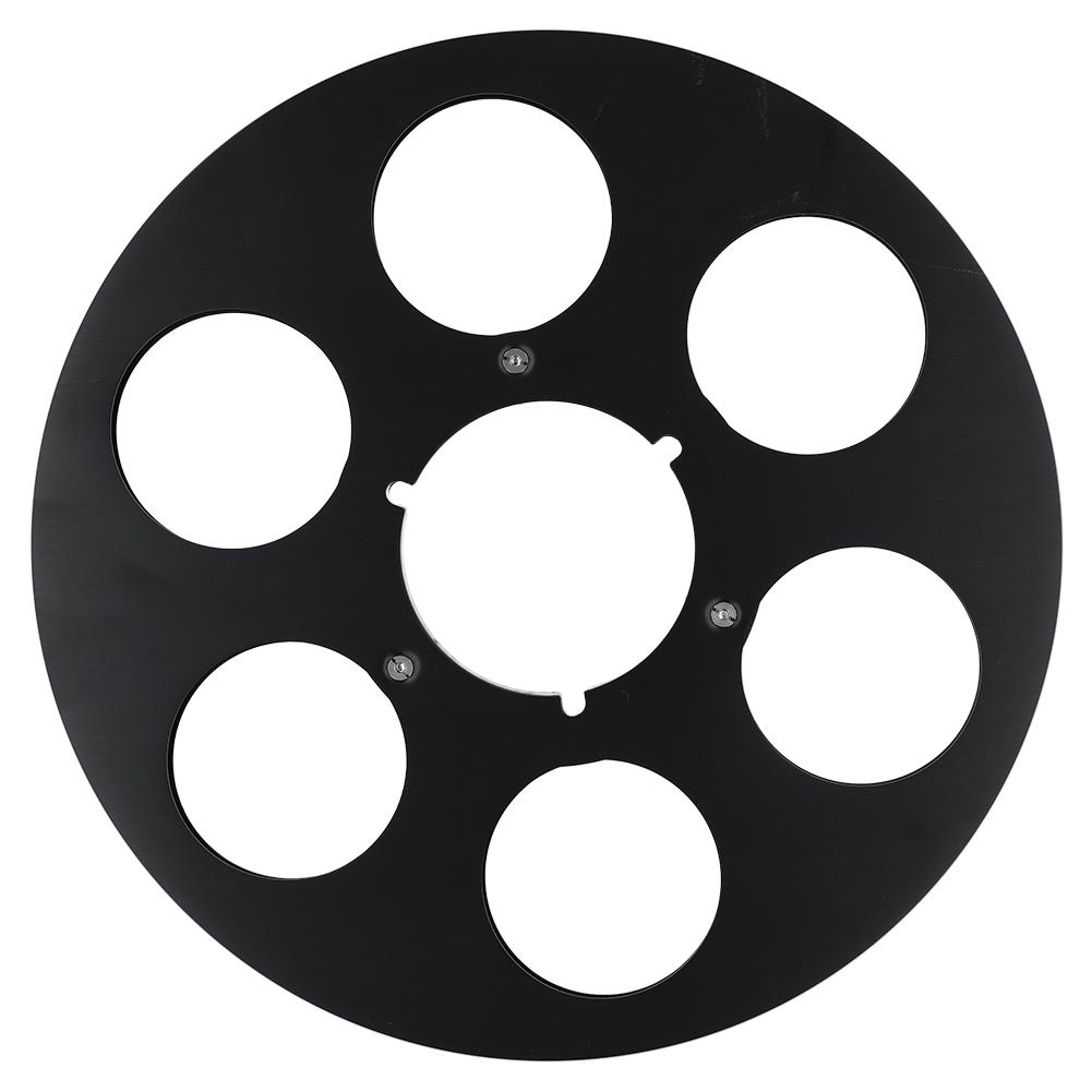 

Металлическая катушка для ленты Nab Hub 10,5x1/4 дюйма Открытая катушка Приёмная катушка Катушка для ленты Пустой диск Детали для катушечных магнитофонов чёрный
