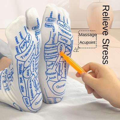 1-Pack Acupressure Gloves Foot Massage Socks Massage Relief Massager Reflexology Socks Foot Physiotherapy