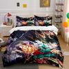 Anime Hero Bedding Set with Lightning Design Bedding set (1 duvet cover, 2 pillowcases, duvet not included)