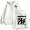 Omakase Alvaro Diaz Album Tour Reißverschluss Kapuzenpullover Herren Harajuku Klassische Jacke Sweatshirts Mäntel Reißverschluss