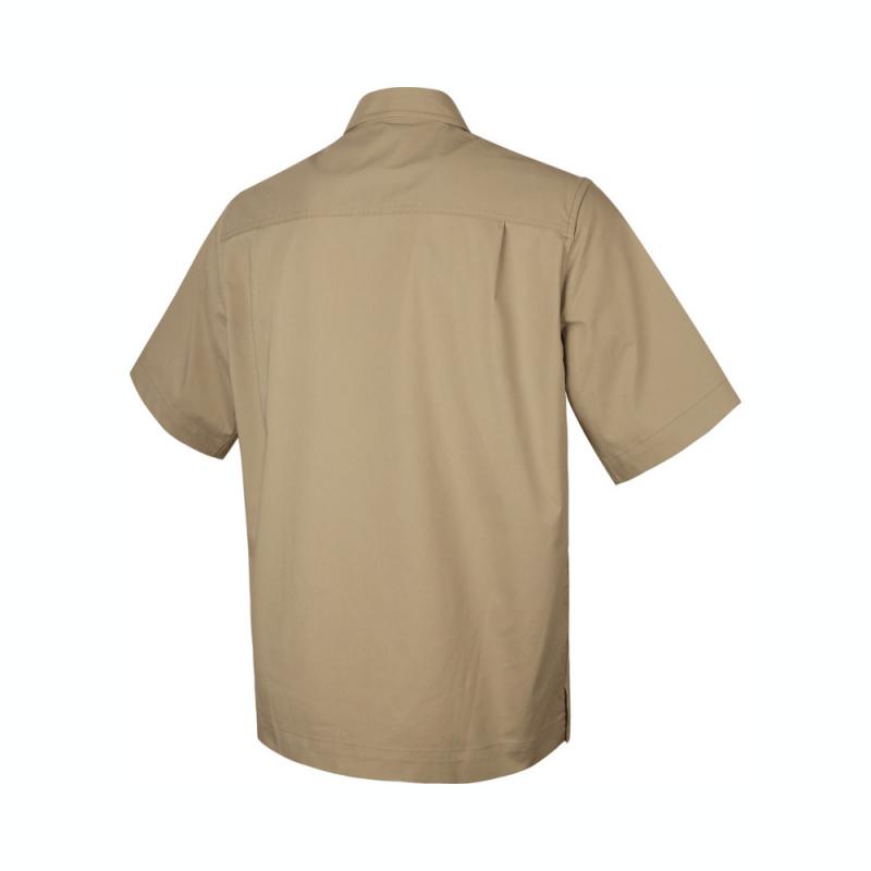 Timberland Polo Sport Casual Short Sleeve Shirt Men Shirts Khaki A5U53-DH4