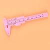 Portable 80mm Plastic Eyebrow Measuring Vernier Caliper Tattoo Microblading Caliper Ruler Permanent Makeup Measurement Tools