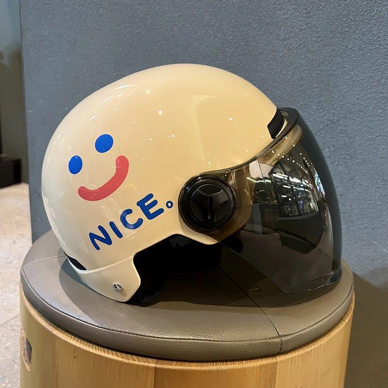 Electric Bicycle & Motorcycle Helmet: Personalized Cartoon Summer Sun Protection for Men & Women