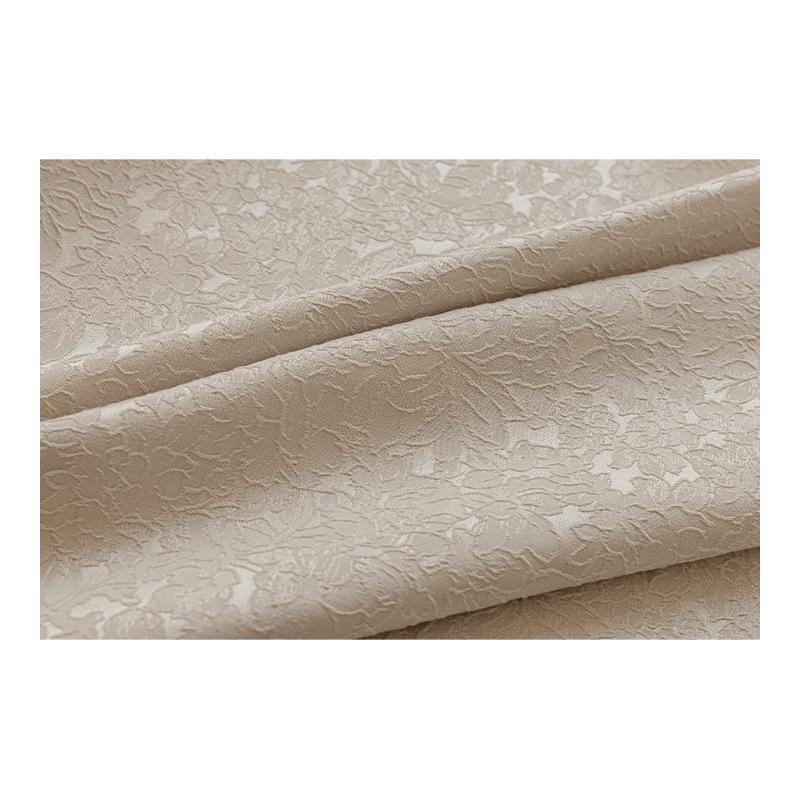 High-Precision Blackout Jacquard Curtains - Rose Story Design for Living Room, Bedroom, Study, Balcony