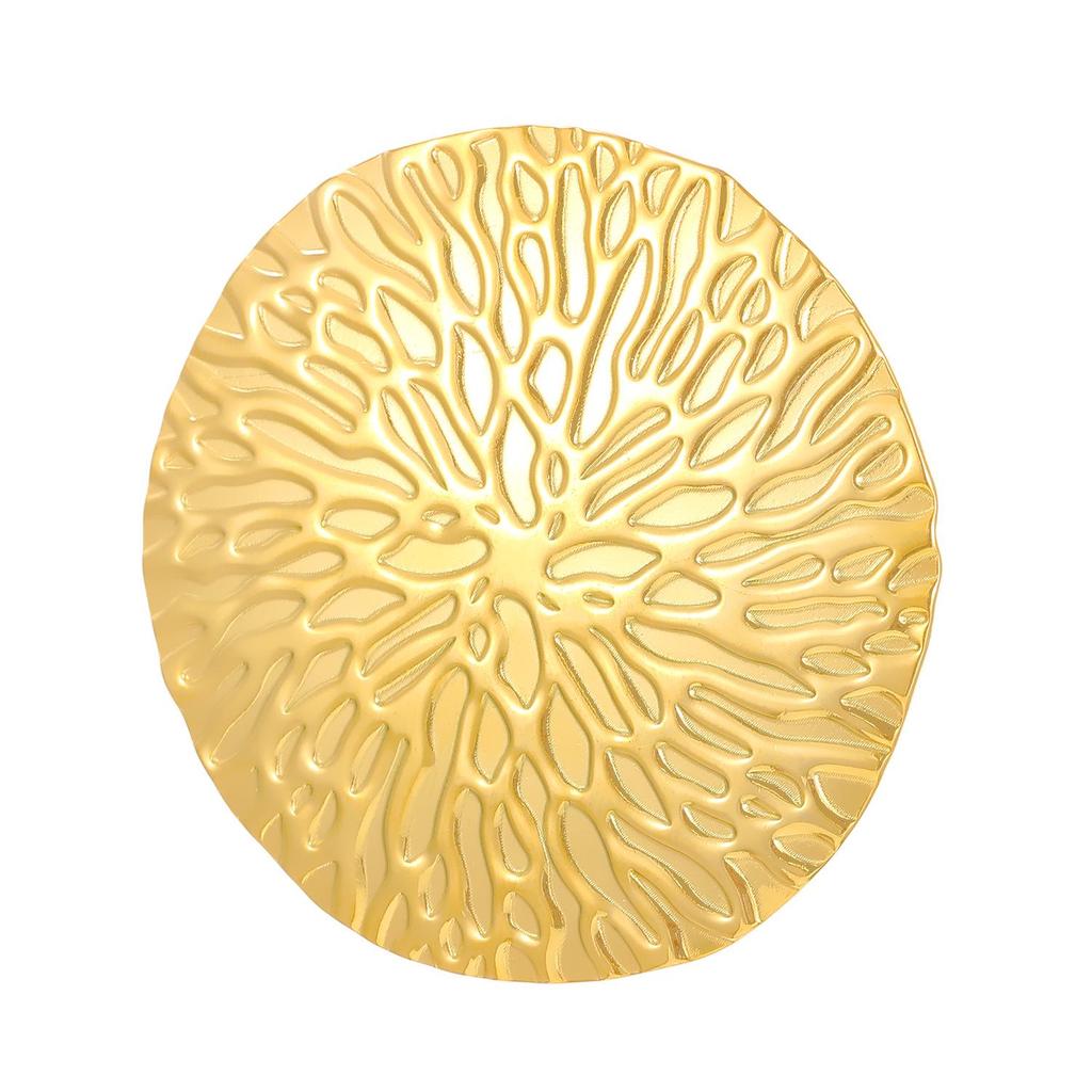 High-End Edelstahl Blumen- & Seestern Offener Ring für Damen