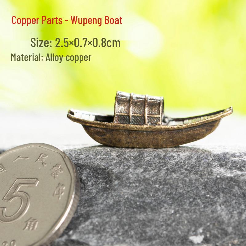 

Zen Micro-Landscape: Copper Buddha Scenery for Tea & Incense Rituals, Bonsai Decor