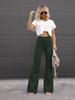 Winter New Solid Velvet Casual Fashion Personality Women's Pants Trendy Brand Casual