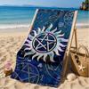 Natural Symbolism Beach Towel, Microfiber Beach Towel, Perfect For Pool, Beach, Travel, Home Decor Beach Party Fan Gifts