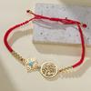 Verstellbares Tetragrammaton Pentagramm Armband für Damen Edelstahl Salomonsiegel Amulett mit Türkis Wicca Schmuck Geschenk