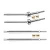 Steel Front Rear Axle Shafts 5mm Extended +2mm Thread Longer Driveshaft for 1/18 RC Crawler Car TRX4M Upgrade Parts