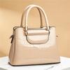 Stone Grain Genuine Leather Small Crossbody Bag With Inner Pocket For Casual Wear