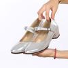 Ballroom Dancing Shoes Women Jazz Tango Salsa Latin Dance Shoes Woman Low Heels Women Dance  Close Toe Shoes