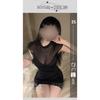 Domila New Sexy Lingerie Sexy Nightclub Wind Big Tits Secretary Seduction Perspective Bundled Female Uniform F492
