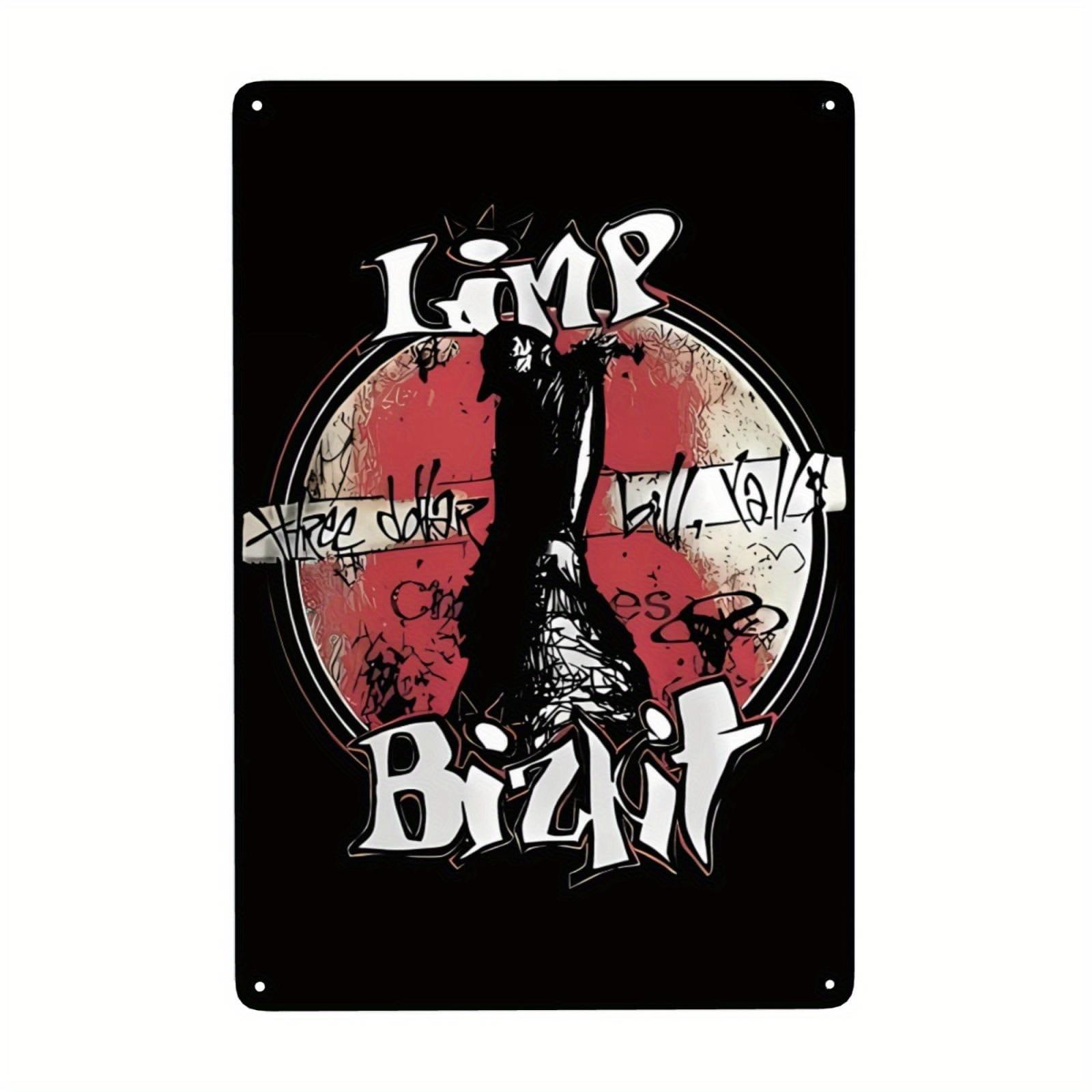 

Vintage Limp Bizkit Band Art Metal Wall Decor Retro Iron Sign for Home Bar Garage Cafe Restaurant No Electricity Wal 20x30cm（7.8x11.8inch）