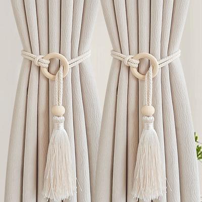 The New Style of Simple and Light Luxury Curtain Straps, One Pack of Tassels, Woven Rope, Storage Curtain Buckle, Home Decoration