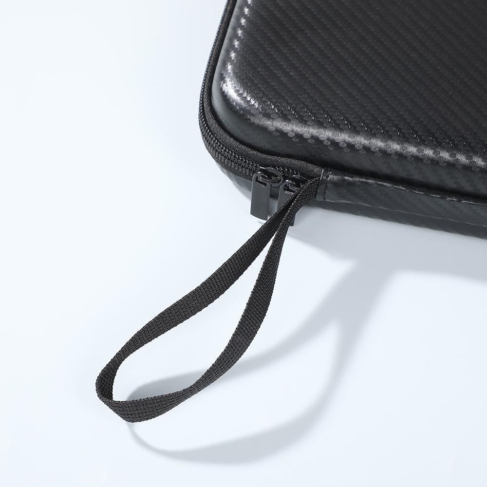 Durable Hard Shell Square Table Tennis Racket Bag - Portable Storage Solution