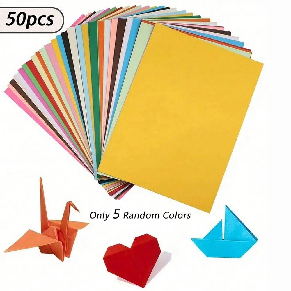 10 Colors Random Origami Paper Multipurpose Colored Paper New Stationery Paper
