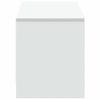 TV Cabinet with LED Lighting White 140 x 34 x 40 cm Engineered Wood