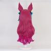Joc LOL Spirit Blossom Ahri Perucă Cosplay Cu Urechi Lungă Ondulată Ondulată Sintetică Rezistentă la Căldură Păr Peruci Anime + Calotă Perucă + Articol de Păr
