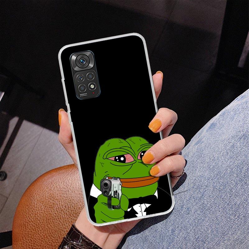 Cute Frogs Party Sad Pepe Phnoe Case for Phnoe Case for Xiaomi Redmi Note 15 14 14S 13 Pro Plus 12 12S 11S 11E 10S 10 11T 5G Uni
