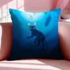 Band F-Flow Cushion Cover Breathable Linen Pillowcase Summer Odorless Eco-Friendly Invisible Zipper Washable