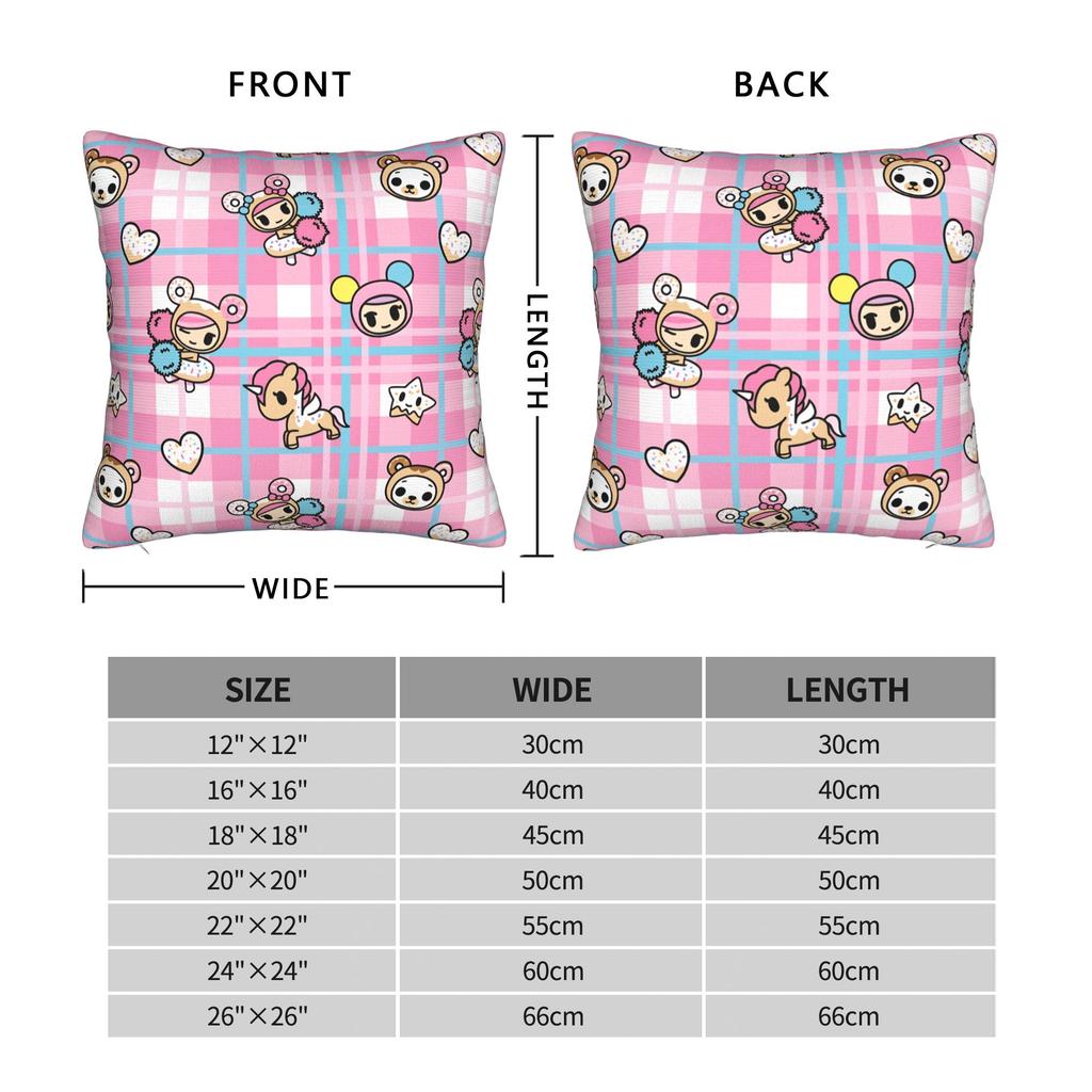Pillow Cover Japan T-TokidokiSED Vintage Pillow Case For Couch Sofa Bedroom Pillowcases