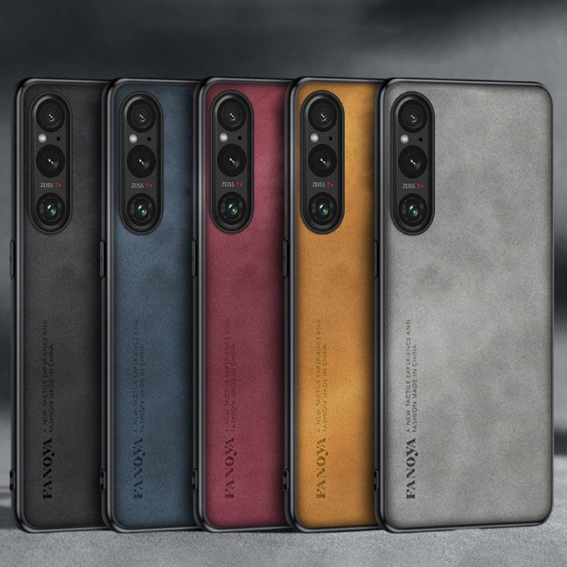 Luxus Lederhülle Für Sony Xperia 1 5 10 V 5 IV 5G Rückseite Silikonschutz Handyhülle Für Sony Xperia 1 5 10 IV Coque