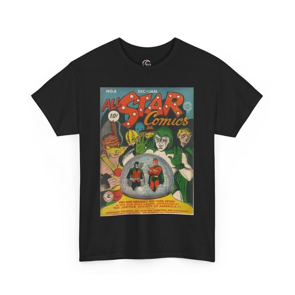 All Star Comics Vintage TShirt All Star Comics No. 8 Shirt Comic Books Tee Unisex T-Shirt L