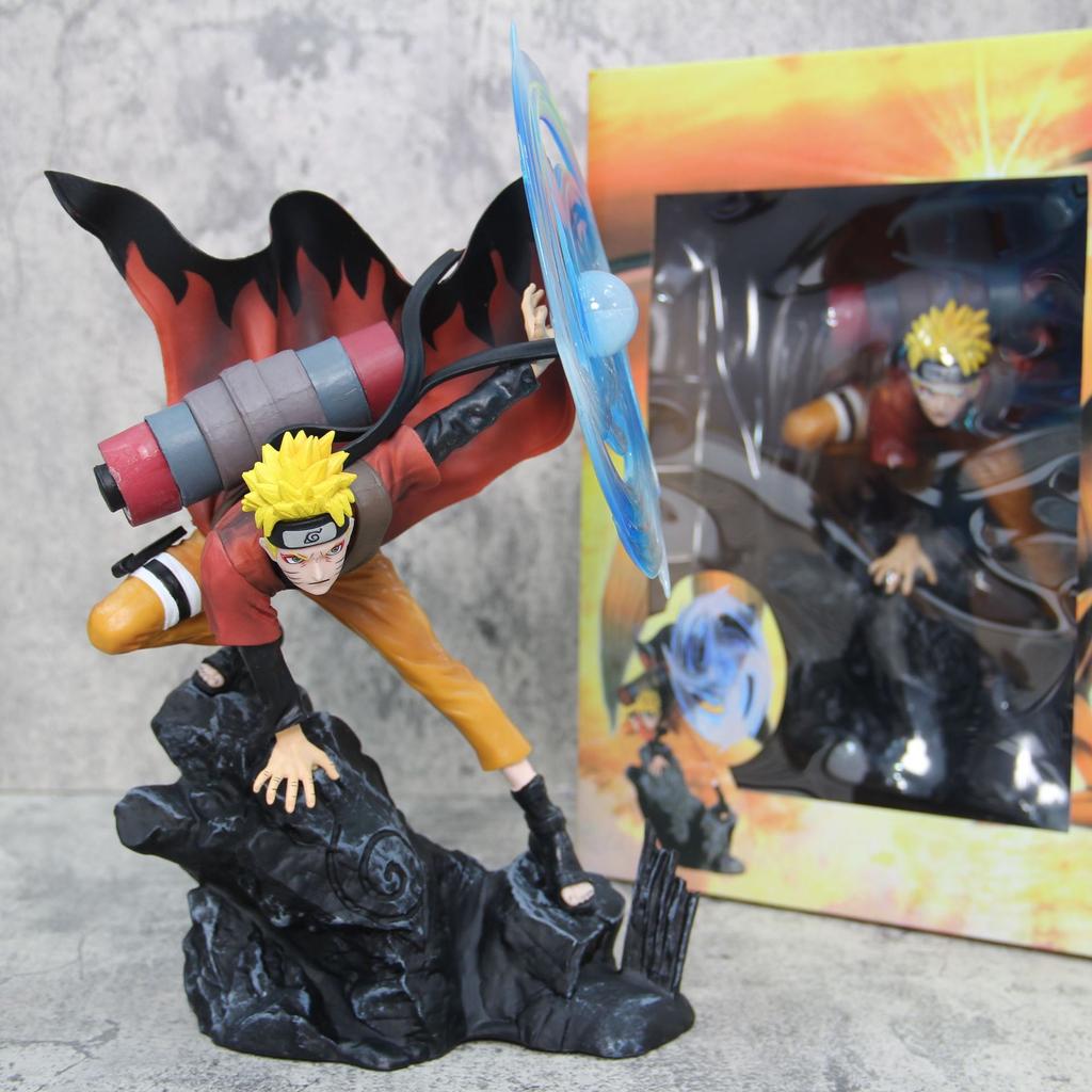 32cm Anime Naruto Figure Naruto Spiral Maru Sennin Naruto Action Figurine Pvc Statue Doll Collection Decoration Model Toys Gift