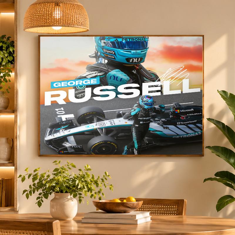 5D Diamond Painting George Russell DIY Full Drill Diamond Art Kit Home Decoration