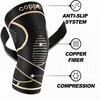 Copper Ion Sports Knee Pads Straps Pressurized Basketball Cushioning Protective Gear Cycling Mountaineering Breathable Knee Pads